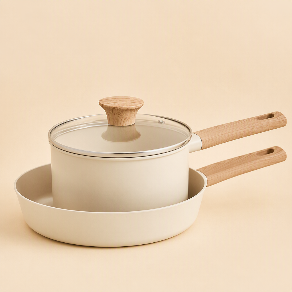 Ceramic Non-Stick Cookware Set (2-Piece)