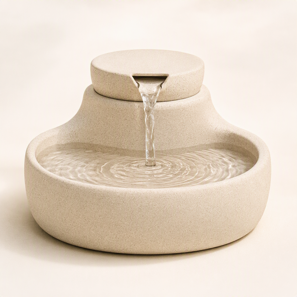 Ceramic Pet Water Fountain 2.4L