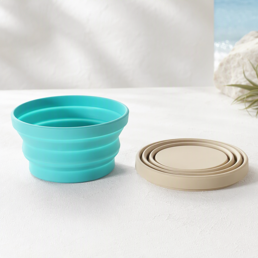 Collapsible Silicone Travel Bowl Set