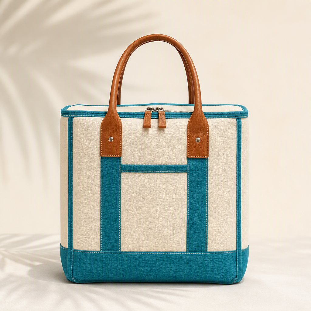 Insulated Canvas Cooler Tote